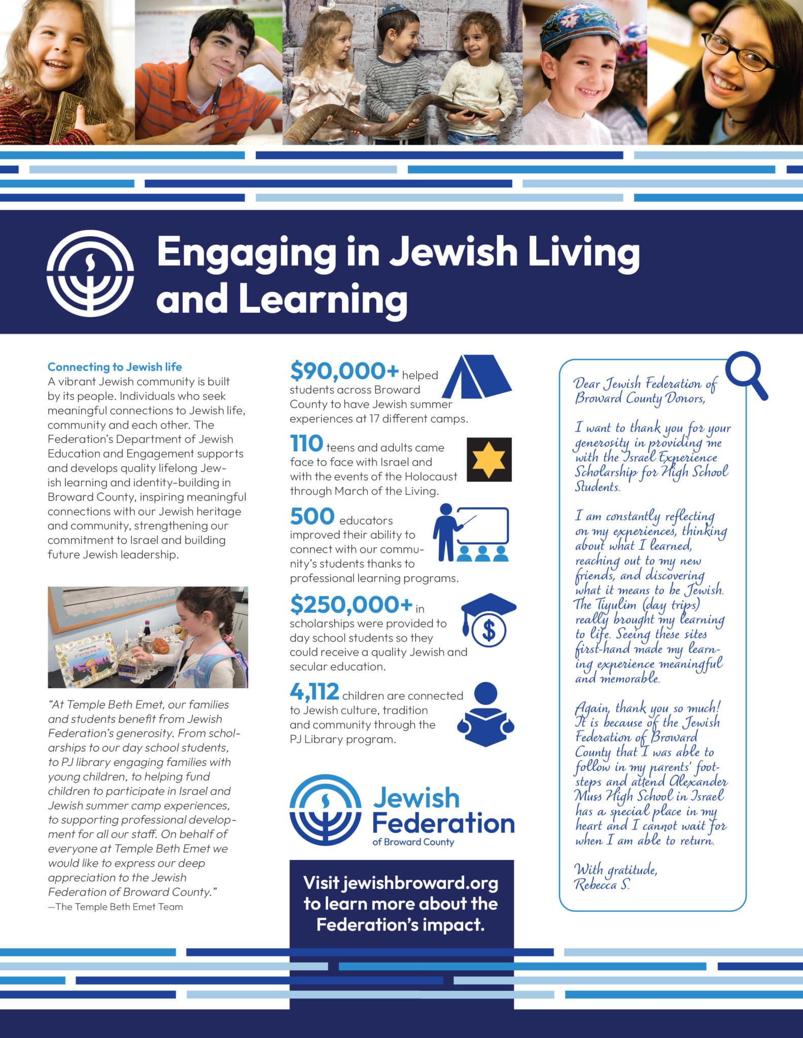 JFBC Engageing Jewish Living & Learning Flyer V5