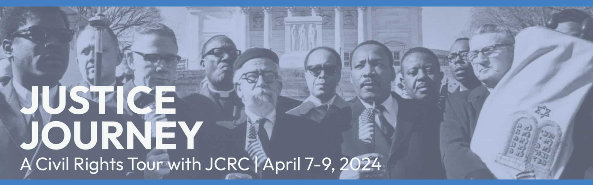 Justice Journey – A Civil Rights Tour With JCRC Banner
