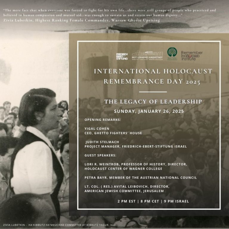 International Holocaust Remembrance Day 2025, The Legacy of Leadership ...
