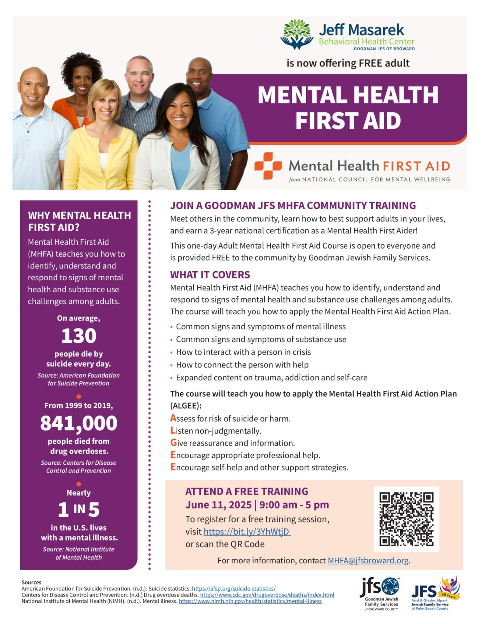Goodman JFS MHFA Community Flyer 061125