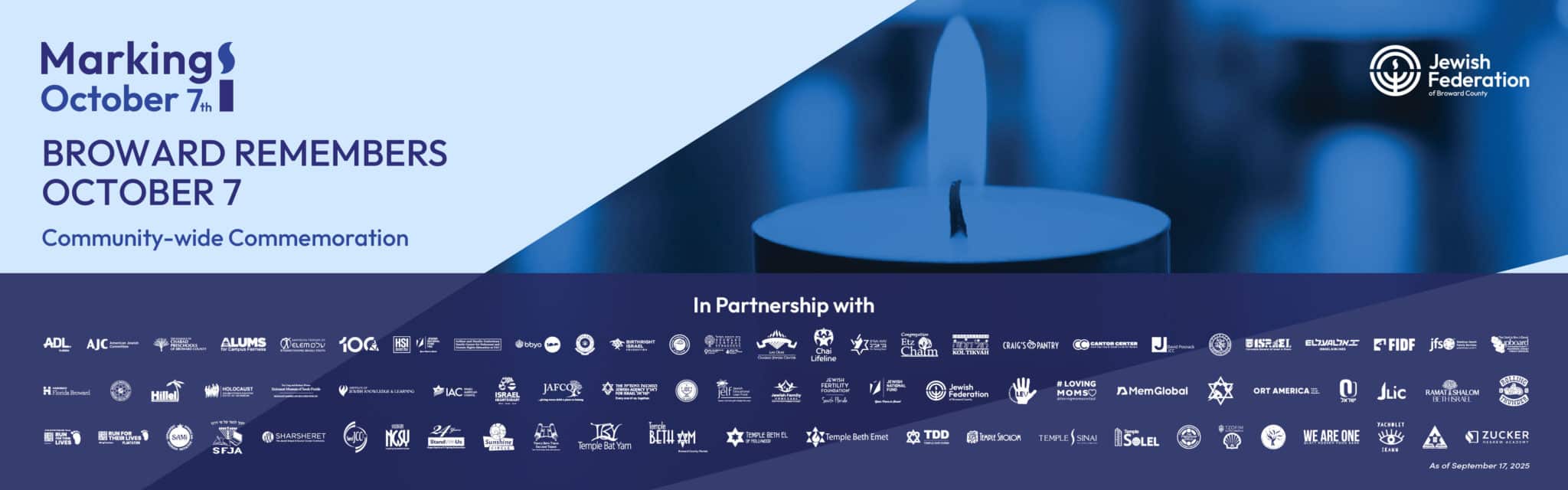 October 7 Two Year Commemoration | Jewish Federation of Broward County