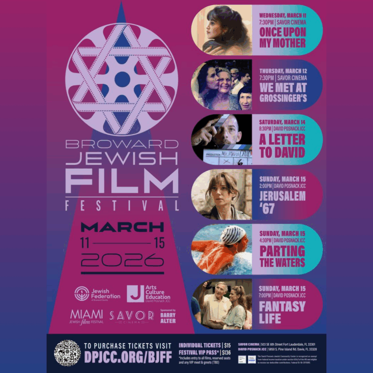 BJFF: “A Letter to David” | Jewish Federation of Broward County
